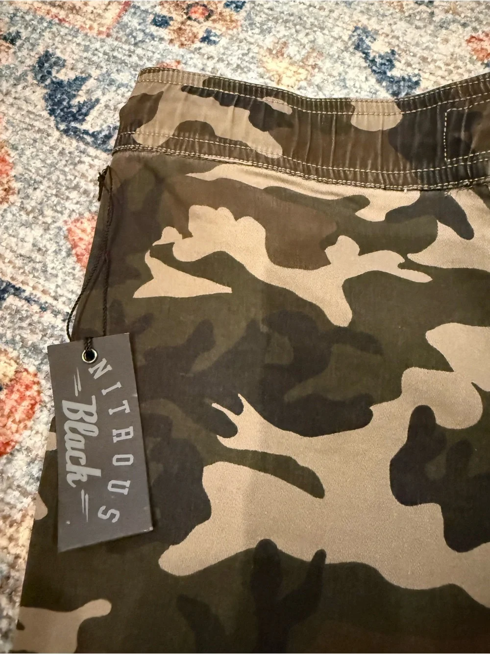 Tilly's Boys Camo Cargo Joggers - Green, Brown, Black